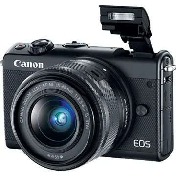 Canon EOS M100 Mirrorless Camera - 24MP, Wi-Fi, Bluetooth