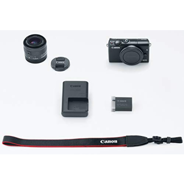 Canon EOS M100 Mirrorless Camera - 24MP, Wi-Fi, Bluetooth