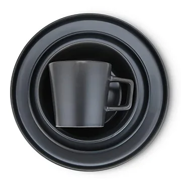 Stylish Stone Lain Coupe Dinnerware Set for 4