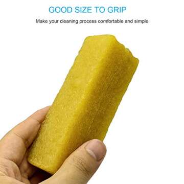 M-jump 4.5x1.5x1.5 Inch Abrasive Cleaning Stick for Sanding Belts & Discs Natural Rubber Build For Cleaning Sandpaper, Rough Tape, Skateboard Shoes and Sanding Discs | A"Must Have" Sanding Accessory