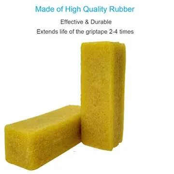 M-jump 4.5x1.5x1.5 Inch Abrasive Cleaning Stick for Sanding Belts & Discs Natural Rubber Build For Cleaning Sandpaper, Rough Tape, Skateboard Shoes and Sanding Discs | A"Must Have" Sanding Accessory