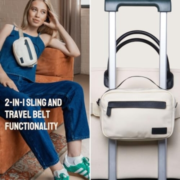 Cincha Travel Belt Bag 2-in-1 for Stylish Adventures