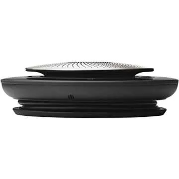 Jabra Speak 710 UC Wireless Bluetooth Speakerphone with Link 370 USB Adapter – Portable Conference Speaker for Holding Meetings Anywhere with Immersive Sound - Certified for Zoom & Google Meet