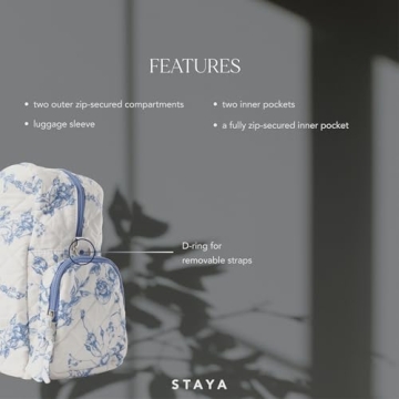 Stylish Quilted Weekender Bag for Women - Premium Cotton Duffle