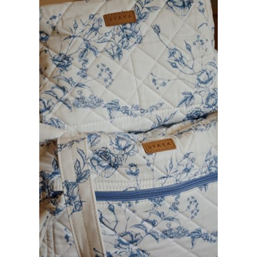 Stylish Quilted Weekender Bag for Women - Premium Cotton Duffle