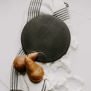 Chic Black Wooden Pedestal Stand for Home Organization