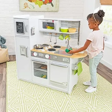 KidKraft White Wooden Play Kitchen with Accessories