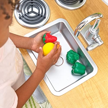 KidKraft White Wooden Play Kitchen with Accessories