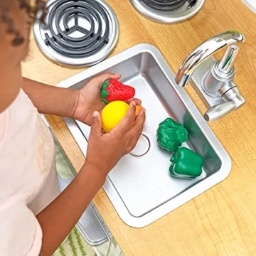 KidKraft White Wooden Play Kitchen with Accessories