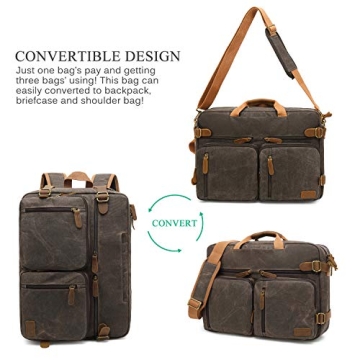 CoolBell Convertible Backpack Stylish Work Travel Bag
