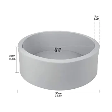 TRENDBOX Foam Ball Pit Safe Soft Playpen for Toddlers Kids