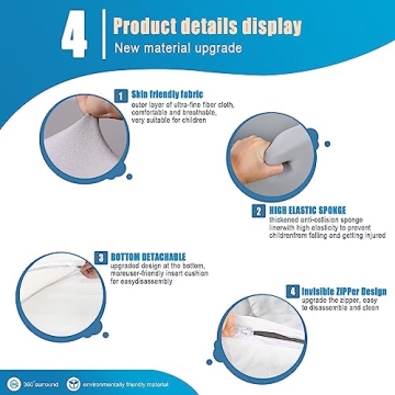 TRENDBOX Foam Ball Pit Safe Soft Playpen for Toddlers Kids