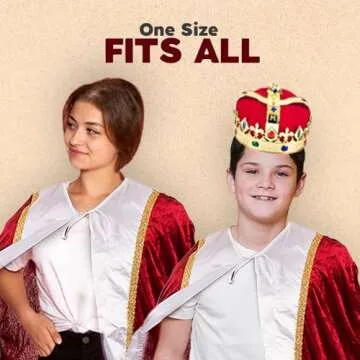 Tigerdoe King Costume for Adults - Regal 3 Pc Set