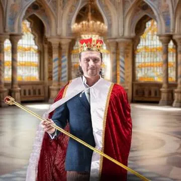 Tigerdoe King Costume for Adults - Regal 3 Pc Set