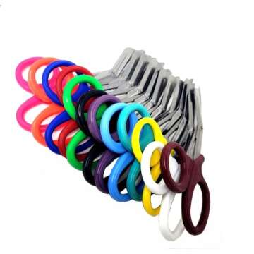 12/Pack Assorted Rainbow Colors Trauma Paramedic Shears Scissors 7.5" Made of Premium Quality Stainl...