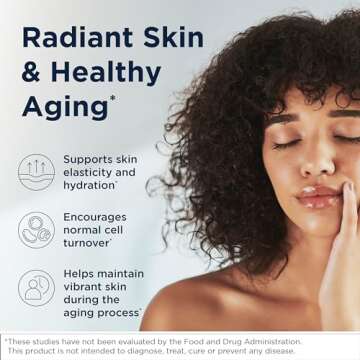 Designs for Health H-S-N Radiance Vitamins - Hair Skin & Nails Supplement with Biotin, Keratin & Bot...