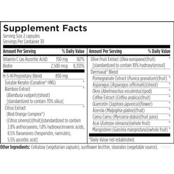 Designs for Health H-S-N Radiance Hair Skin Nails Vitamins