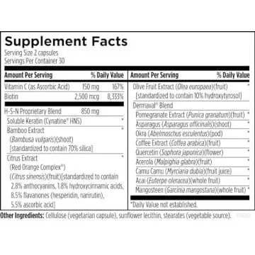 Designs for Health H-S-N Radiance Hair Skin Nails Vitamins