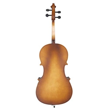 Vasitelan 4/4 Acoustic Cello Set Case Bow Rosin Adults