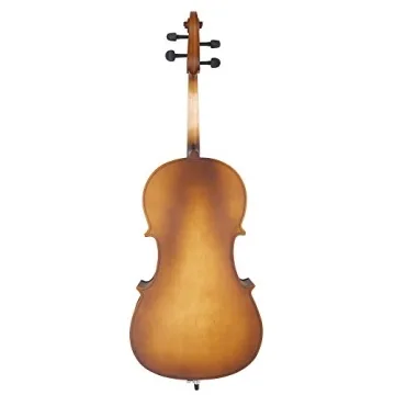 Vasitelan 4/4 Acoustic Cello Set Case Bow Rosin Adults