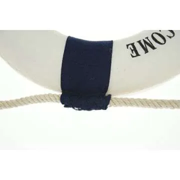 Bilipala Nautical Decorative Life Rings for Home