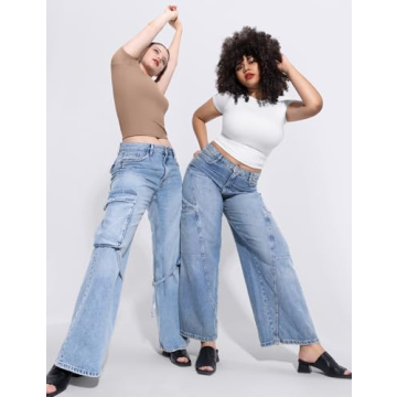 PUMIEY Women's Slim Fit Y2K Style Summer T-Shirt