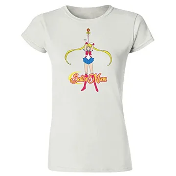 Great Eastern Entertainment Men’s Sailor Moon S-Spiral Heart Attack JRS T-Shirt, Multicolored, Sma...