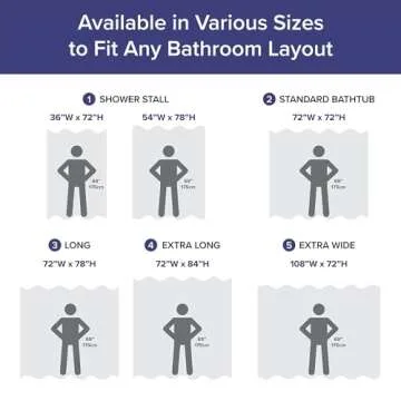 Chic Madison Park Shower Curtain with Ombré Design