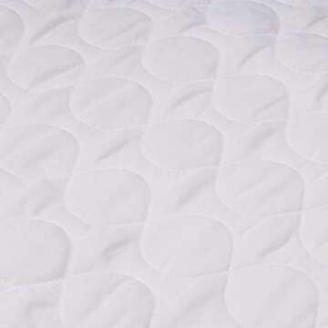 Linenspa 34" x 36" Skid Resistant Waterproof Sheet and Mattress Protector Pad-Highly Absorbent-Machine Washable-Quilted White