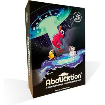 Abducktion - A weirdly Strategic Duck Kidnapping Game, 15-Minutes of Light Strategy of Ducks, a UFO, and Mind-Bending, Shape-Finding Logic!