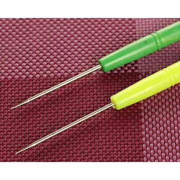 6 PCS Sugar Stir Needle Scriber Needle Modelling Tool Biscuit Cookie Icing Pin Cake Decorating Needle Tool Sugar Cookie Decorating Supplies Baking Scribe Tool Marking Patterns Icing Sugarcraft