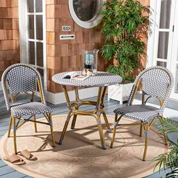Safavieh Hooper Outdoor Stacking Side Chairs | Set of 2