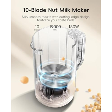Nut Milk Maker 34oz - Multi-Function Soy & Dairy-Free