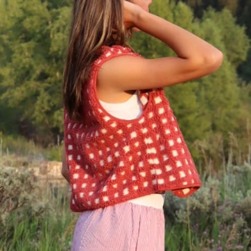 SeeLuNa Women's Checkered Sherpa Vest - Trendy & Cozy