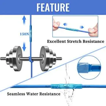 Qibaok 340 PCS Heat Shrink Butt Connectors Waterproof Electrical Wire Connectors Insulated Automotive Butt Connectors