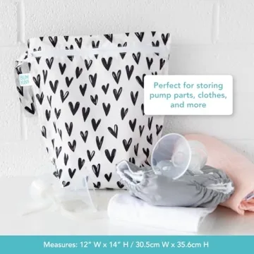 Bumkins Waterproof Wet Bag for Travel, Baby, Gym & More