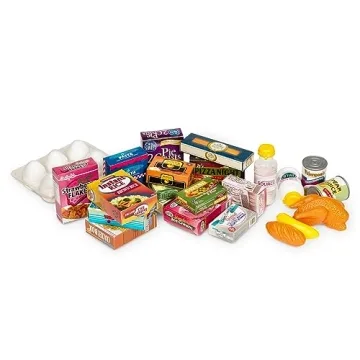 Battat Pretend Shopping Playset - Fun Grocery Cart for Kids