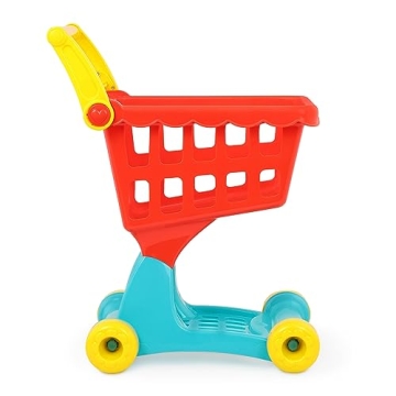 Battat Pretend Shopping Playset - Fun Grocery Cart for Kids