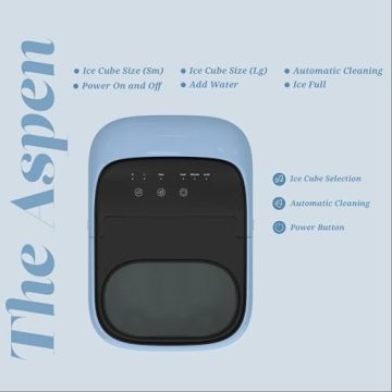 Ice Maker Countertop for Quick Easy Chewable Ice