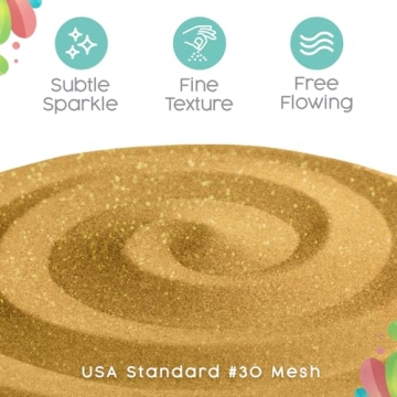 Gold Shimmer Unity Sand for Weddings & Decor - Sandsational Sparkle