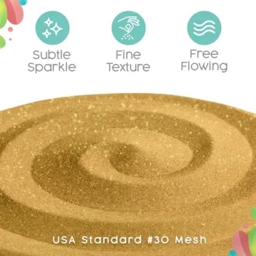 Gold Shimmer Unity Sand for Weddings & Decor - Sandsational Sparkle