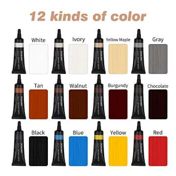 Boncart Wood Furniture Repair Kit - Restore Scratches, Cracks, Holes