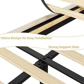 Adjustable Velvet Bed Frame for King Size Mattresses