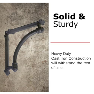 NACH Decorative Shelf Brackets - Sturdy Cast Iron Design