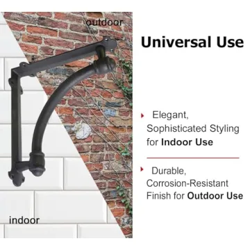 NACH Decorative Shelf Brackets - Sturdy Cast Iron Design