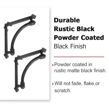 NACH Decorative Shelf Brackets - Sturdy Cast Iron Design
