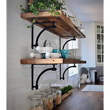 NACH Decorative Shelf Brackets - Sturdy Cast Iron Design