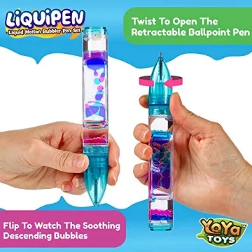 YoYa Liquid Motion Pens - Fidget Fun for All Ages