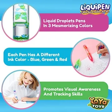 YoYa Liquid Motion Pens - Fidget Fun for All Ages