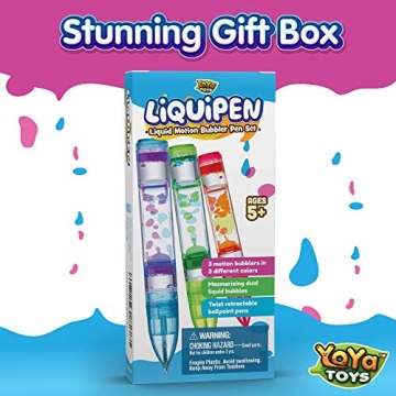 YoYa Liquid Motion Pens - Fidget Fun for All Ages